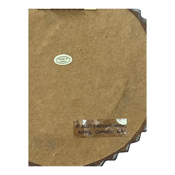 Set of 4 Intercontinental Art 2003 Silver Sunburst Wall Mirrors – 6” Decorative - Picture 5 of 5